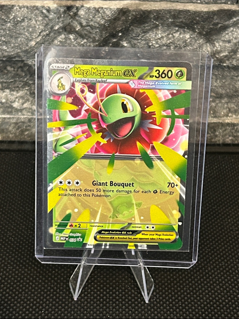 Pokemon Mega Meganium EX #034 Black Star ⭐️ Promo Ascended Heroes M/NM